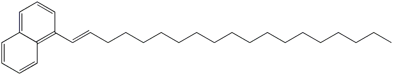 1-(1-Nonadecenyl)naphthalene 结构式