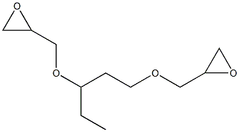 2,2'-[1,3-Pentanediylbis(oxymethylene)]bis(oxirane) 结构式