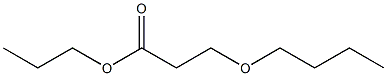 3-Butoxypropionic acid propyl ester 结构式