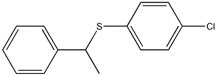 1-(Phenyl)-1-(4-chlorophenylthio)ethane 结构式