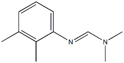 N1,N1-Dimethyl-N2-(2,3-xylyl)formamidine 结构式