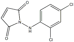 1-(2,4-Dichloroanilino)-1H-pyrrole-2,5-dione 结构式