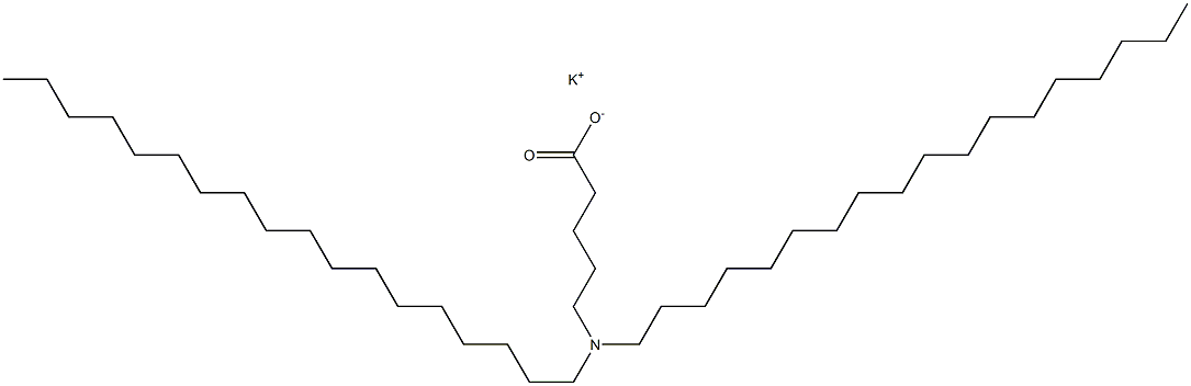 5-(Dioctadecylamino)valeric acid potassium salt 结构式