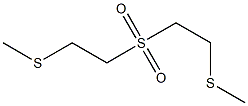 Bis[2-(methylthio)ethyl] sulfone 结构式