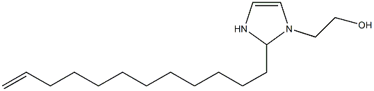 2-(11-Dodecenyl)-4-imidazoline-1-ethanol 结构式