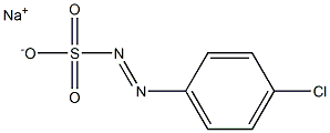 p-Chlorobenzenediazosulfonic acid sodium salt 结构式