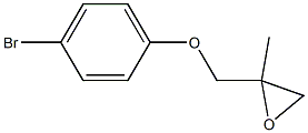 4-Bromophenyl 2-methylglycidyl ether 结构式