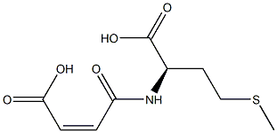 (R)-2-[[(Z)-3-Carboxy-1-oxo-2-propenyl]amino]-4-(methylthio)butanoic acid 结构式