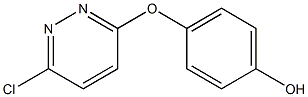 4-(6-Chloro-3-pyridazinyloxy)phenol 结构式