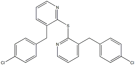 4-Chlorobenzyl(2-pyridinyl) sulfide 结构式