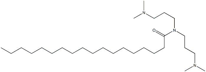 N,N-Bis[3-(dimethylamino)propyl]octadecanamide 结构式