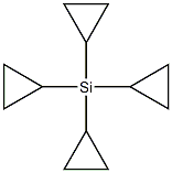 Tetracyclopropylsilane 结构式