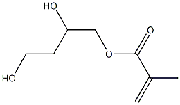 Butane-1,2,4-triol 1-methacrylate 结构式