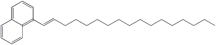 1-(1-Heptadecenyl)naphthalene 结构式