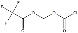 Chlorocarbonic acid trifluoroacetyloxymethyl ester 结构式