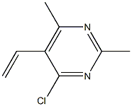 4-Chloro-5-vinyl-2,6-dimethylpyrimidine 结构式