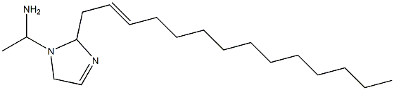 1-(1-Aminoethyl)-2-(2-tetradecenyl)-3-imidazoline 结构式