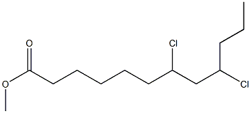 7,9-Dichlorolauric acid methyl ester 结构式