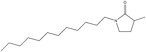 1-Dodecyl-3-methyl-2-pyrrolidone 结构式