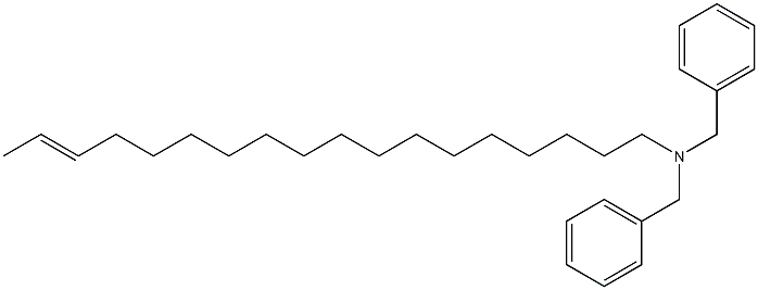 (16-Octadecenyl)dibenzylamine 结构式