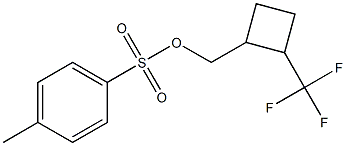 4-Methylbenzenesulfonic acid [[2-(trifluoromethyl)cyclobutyl]methyl] ester 结构式