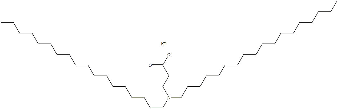 3-(Dioctadecylamino)propanoic acid potassium salt 结构式