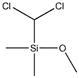 (Dichloromethyl)dimethylmethoxysilane 结构式