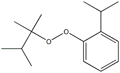 2-Isopropylphenyl 1,1,2-trimethylpropyl peroxide 结构式