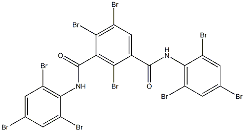 N,N'-Bis(2,4,6-tribromophenyl)-2,4,5-tribromoisophthalamide 结构式