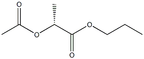 [R,(+)]-2-(Acetyloxy)propionic acid propyl ester 结构式