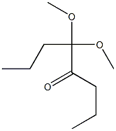 5,5-Dimethoxyoctan-4-one 结构式