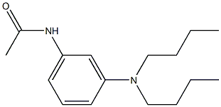 N-[3-(Dibutylamino)phenyl]acetamide 结构式