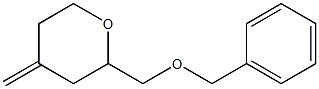 2-(Benzyloxymethyl)-4-methylenetetrahydro-4H-pyran 结构式