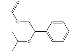 Acetic acid 2-isopropoxy-2-phenylethyl ester 结构式