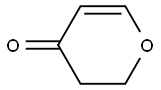 2,3-Dihydro-4H-pyran-4-one 结构式