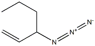 3-Azido-1-hexene 结构式