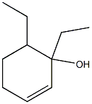 1,6-Diethyl-2-cyclohexen-1-ol 结构式