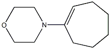 1-Morpholinocycloheptene 结构式