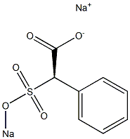 [R,(-)]-Phenyl(sodiosulfo)acetic acid sodium salt 结构式