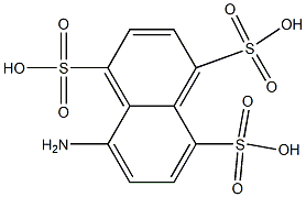 5-Amino-1,4,8-naphthalenetrisulfonic acid 结构式