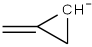 1-Methylenecyclopropan-2-ide 结构式
