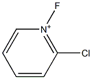 1-Fluoro-2-chloropyridinium 结构式