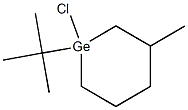 1-Chloro-1-tert-butyl-3-methylgermacyclohexane 结构式