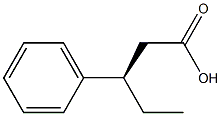 [R,(-)]-3-Phenylvaleric acid 结构式