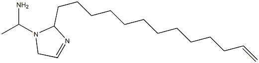 1-(1-Aminoethyl)-2-(12-tridecenyl)-3-imidazoline 结构式