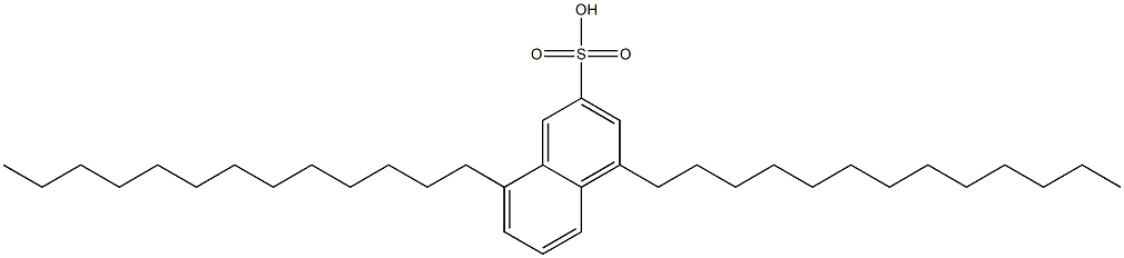 4,8-Ditridecyl-2-naphthalenesulfonic acid 结构式