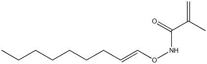 N-(1-Nonenyloxy)methacrylamide 结构式