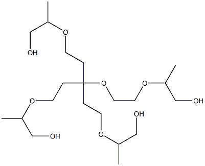 Tetraoxyethylene monooxypropylene glycol monomethyl ether 结构式