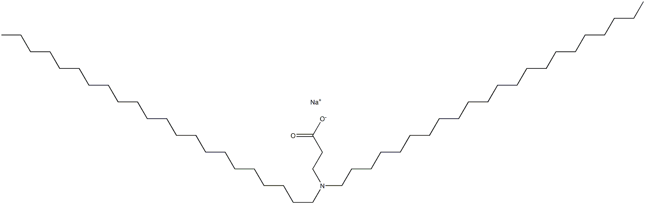 3-(Didocosylamino)propanoic acid sodium salt 结构式