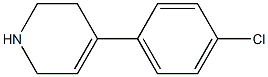 4-(p-Chlorophenyl)-1,2,3,6-tetrahydropyridine 结构式